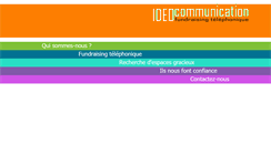 Desktop Screenshot of ideocommunication.net